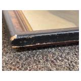 Framed 1929 Charcoal Drawing of Classical Sculpture