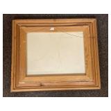 Vintage Framed Duck Painting on Canvas