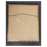 Denis Verspecht (attributed) Watercolor Eiffel Tower Paris Artwork