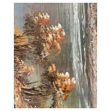 Serene Landscape Signed Original Oil Painting