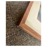 A Hynes Framed Landscape Painting with Water View