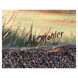 Al Mohler Handcrafted Duck Painting on Wood