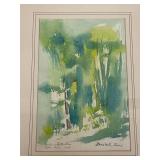 Donabeth Jones Original Watercolor Framed
