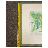 Donabeth Jones Original Watercolor Framed