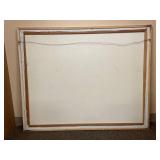 Massive Signed Jasper Painting Water Lily Scene