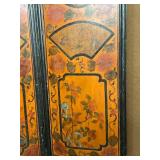 Vintage Oriental Design Folding Room Divider
