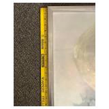 Framed Portrait Artwork of Serene Woman