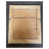 Vintage Framed Confirmation Certificate Art 1897