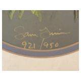 Set of 4 Signed Sam Timm Framed Bird Prints