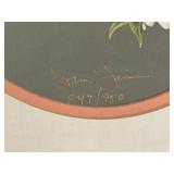 Set of 4 Signed Sam Timm Framed Bird Prints