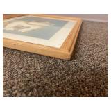 Framed Bulldog Art Print Under Glass - Britain Style