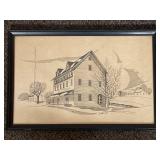 Linden Mills Art Print by Nelson G. Scott