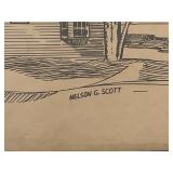 Linden Mills Art Print by Nelson G. Scott