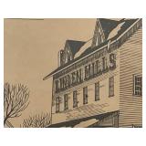 Linden Mills Art Print by Nelson G. Scott