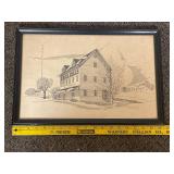 Linden Mills Art Print by Nelson G. Scott