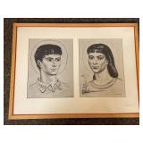 Sketches of St. Dominic Savio & St. Maria Goretti
