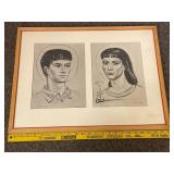 Sketches of St. Dominic Savio & St. Maria Goretti
