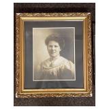 Pair of Vintage Framed Art Portraits, Gilded