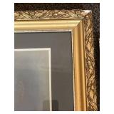 Pair of Vintage Framed Art Portraits, Gilded