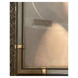 Pair of Vintage Framed Art Portraits, Gilded