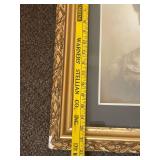 Pair of Vintage Framed Art Portraits, Gilded
