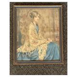 Framed Vintage Wedding & Lady Portraits