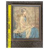 Framed Vintage Wedding & Lady Portraits