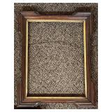 Floral Painting with Two Vintage Frames