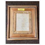 Floral Painting with Two Vintage Frames