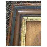 Floral Painting with Two Vintage Frames