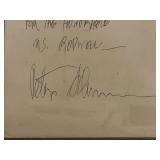 Framed Signature New French Cafe Unknown Signer