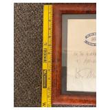 Framed Signature New French Cafe Unknown Signer