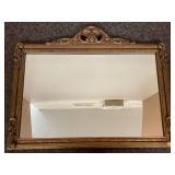 Vintage Ornate Gilded Mirror with Carved Frame