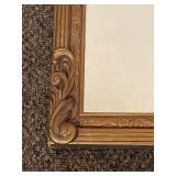 Vintage Ornate Gilded Mirror with Carved Frame