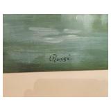 Scenic Art Print by Rossi, Framed