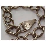 Amber Multi-Strand Necklace with Sterling Silver Clasp, 925 Italy