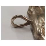 Sterling Silver Panther Head Pendant 925