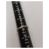 Sterling Silver Zigzag Ring with Chip Turquoise and Coral Inlay Stones