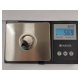 Handmade Sterling Silver Turquoise Inlay Ring Unique Design