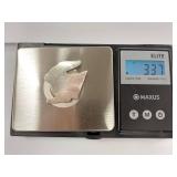 Sterling Silver "Hare Cut" Rabbit Pin Brooch Unique Design