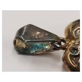 Sterling Silver Heart Pendant Openwork Design