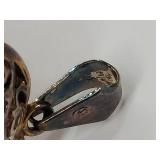 Sterling Silver Heart Pendant Openwork Design