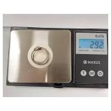 Vintage Sterling Silver Intricate Snake Design Ring