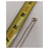 Sterling Silver Necklace With Pearls 925