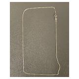 16 Sterling Silver Necklace Italy 925