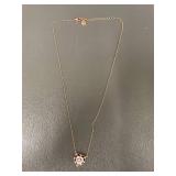 Sterling Silver Heart-Shaped Pendant Necklace