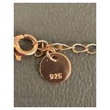 Sterling Silver Heart-Shaped Pendant Necklace