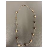 Sterling Silver Pearl Necklace 16