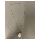 Sterling Silver Pearl Pendant Necklace