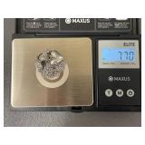 Tiffany Style Sterling Silver Heart Charm Necklace